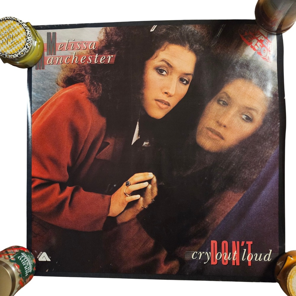Melissa Manchester Don't Cry Out Loud 24x24 Promo Poster Vintage 1978 Arista